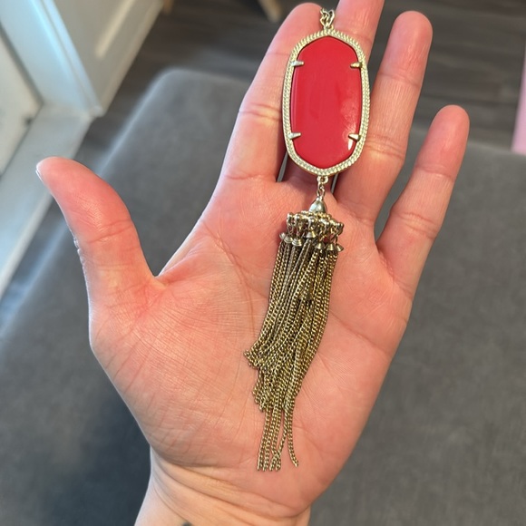 Kendra Scott Red Rayne necklace - Picture 3 of 4